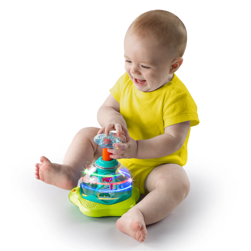 Jouet étoile musicale Press & Glow Spinner 6M+ 