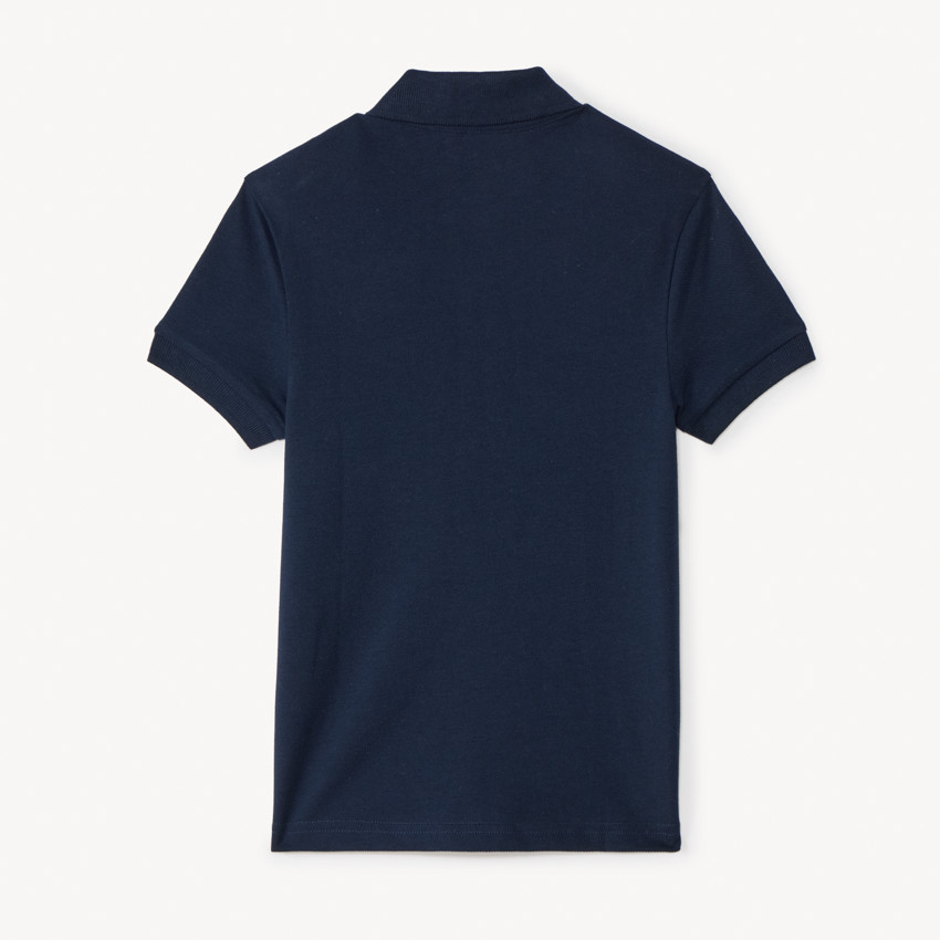 Katoenen korte mouwen polo in effen kleur voor jongens 