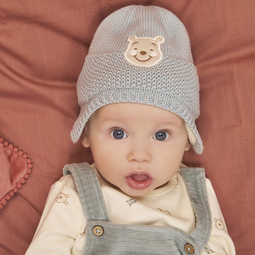 Bonnet en tricot fantaisie Winnie Disney pour bébé garçon  