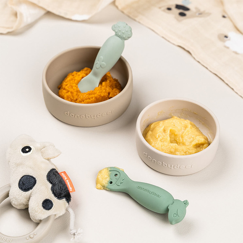 Set de 2 bols en silicone Sheepy Sable 
