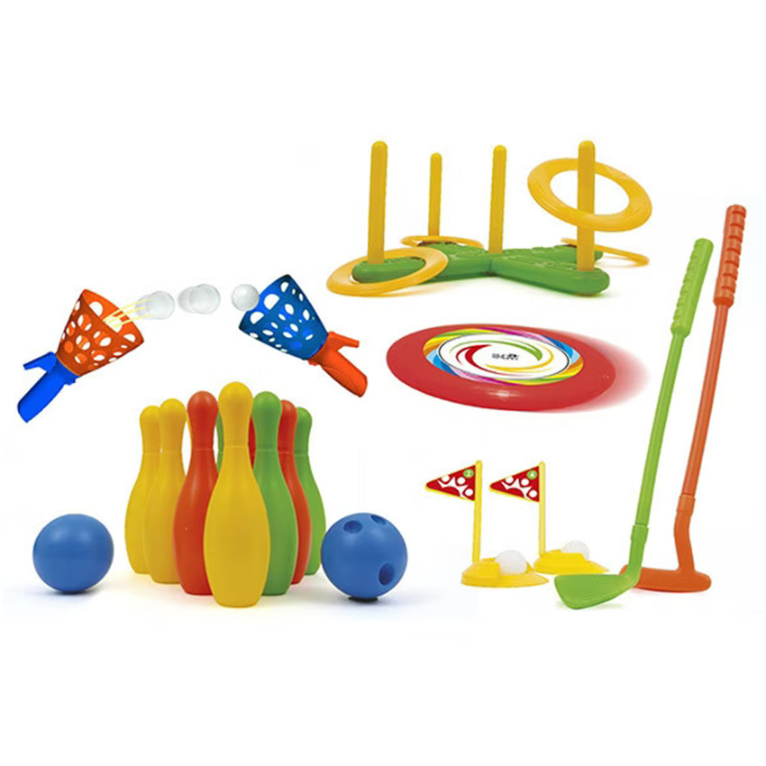 Coffret jeux d'adresse multi-activités 5 en 1 