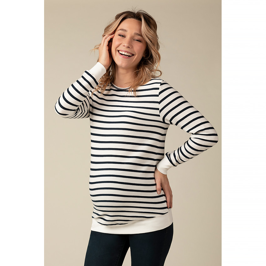 Marinière de grossesse en molleton  