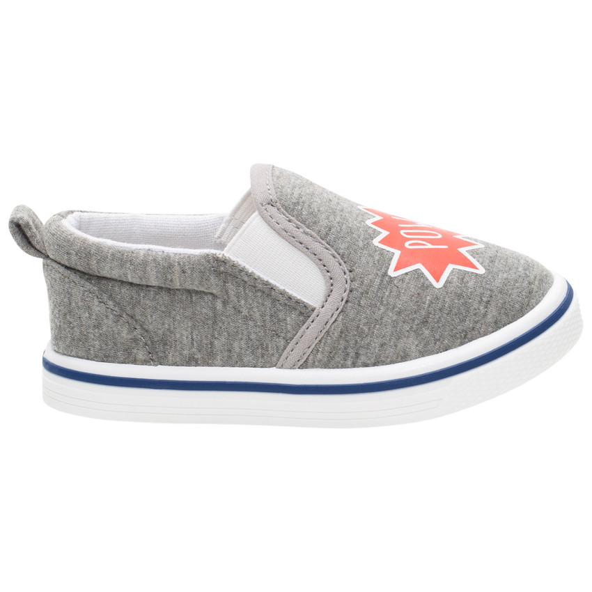 Lage sneakers van stof met fantasieprint 