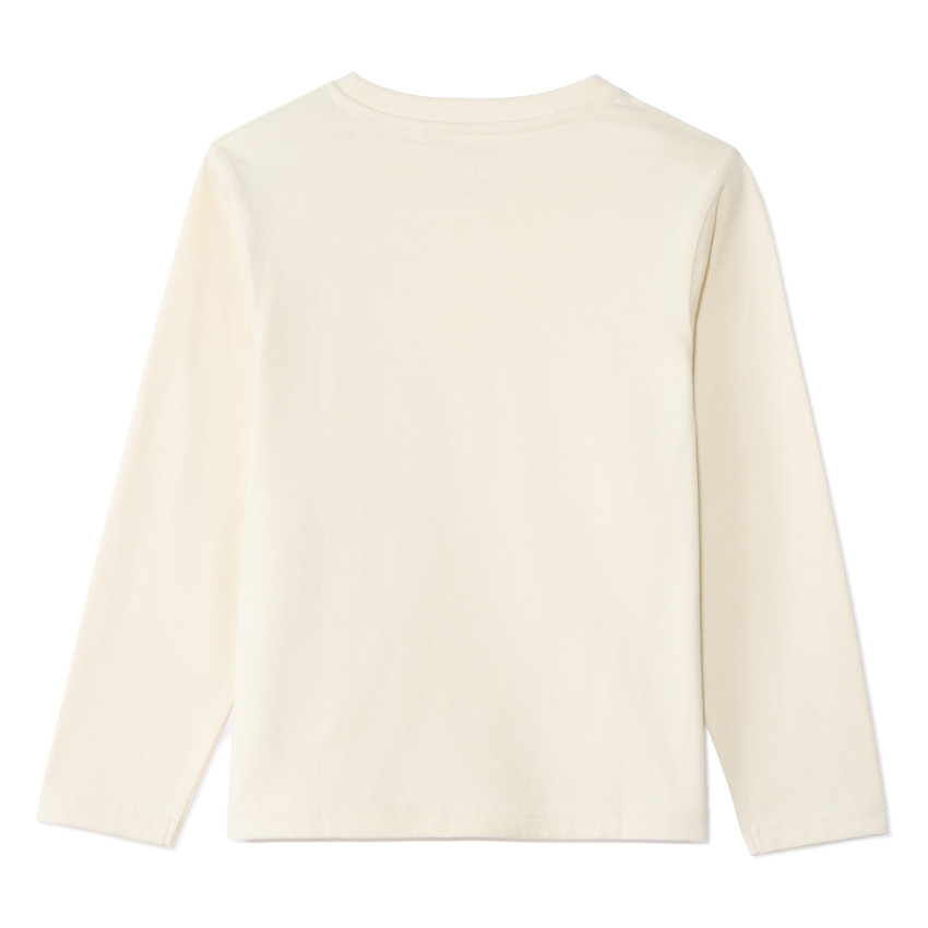 T-shirt manches longues à print ludique animal pour garçon 