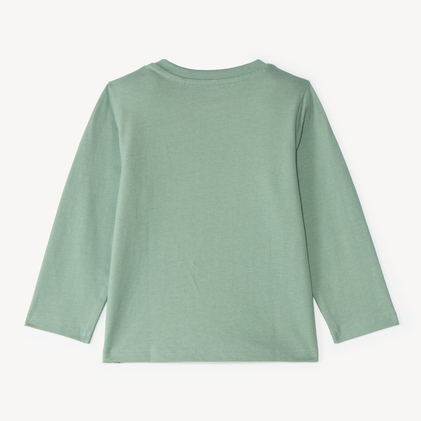 T-shirt manches longues bébé garçon avec poche ludique 