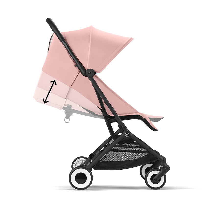 Poussette ultra-compacte Orfeo black/candy pink 