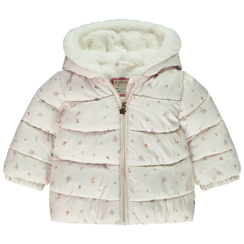 Doudoune doublée Grand Froid à imprimé floral pour bébé fille 
