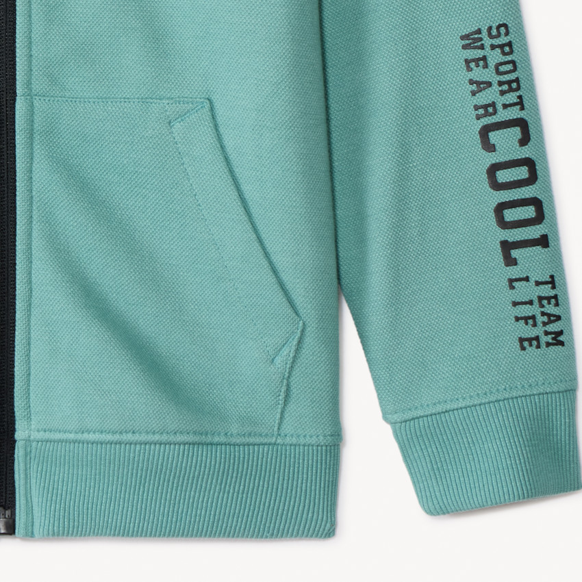 Gilet en molleton fantaisie à poches pour garçon 