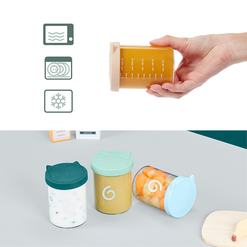 Lot de 6 pots de conservation Isy Bowls - 250 ml 