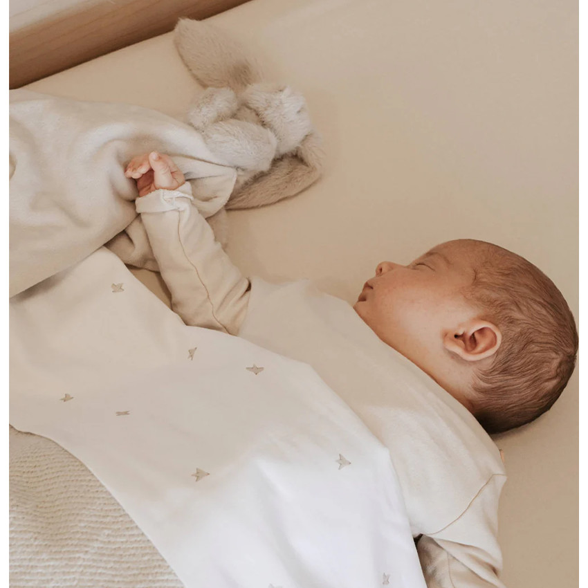 Doudou lapin tout doux - Warm Grey - 35x35 cm 
