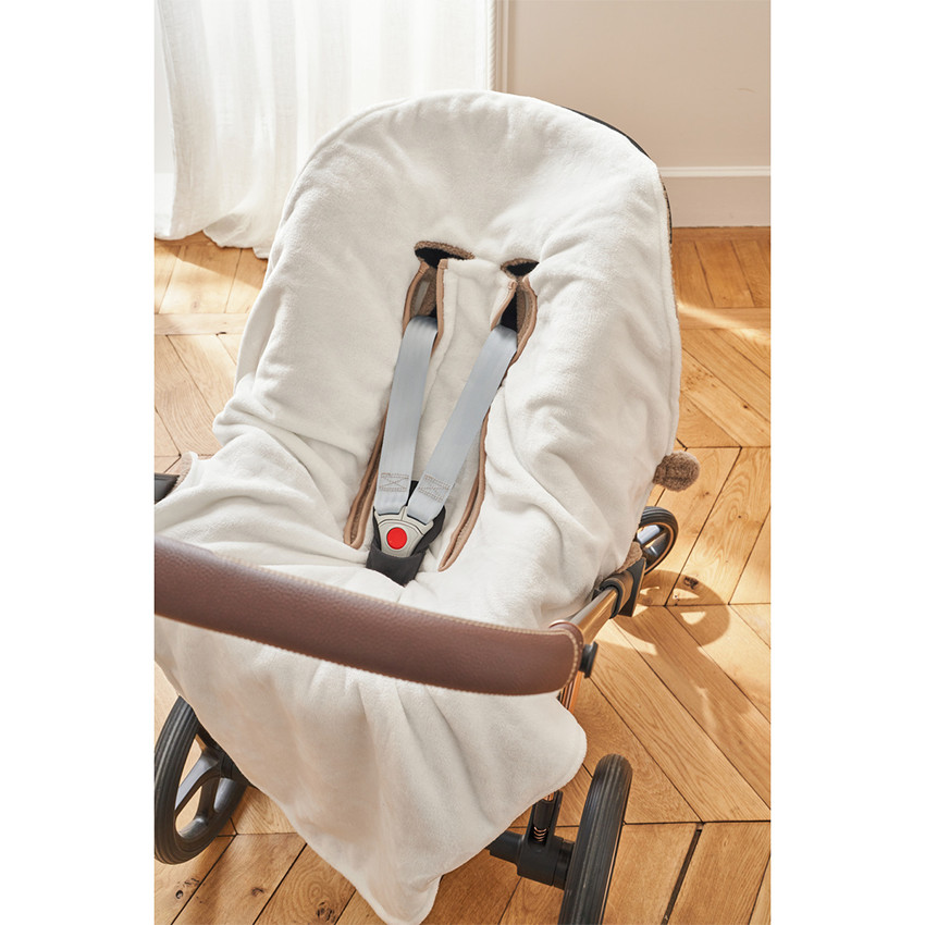 Deken wandeling Sherpa Beige 