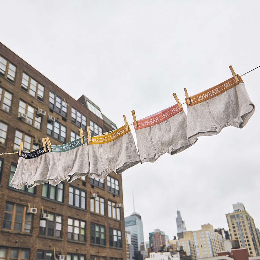 Lot de 5 boxers unis avec élastiques colorés pour garçon 