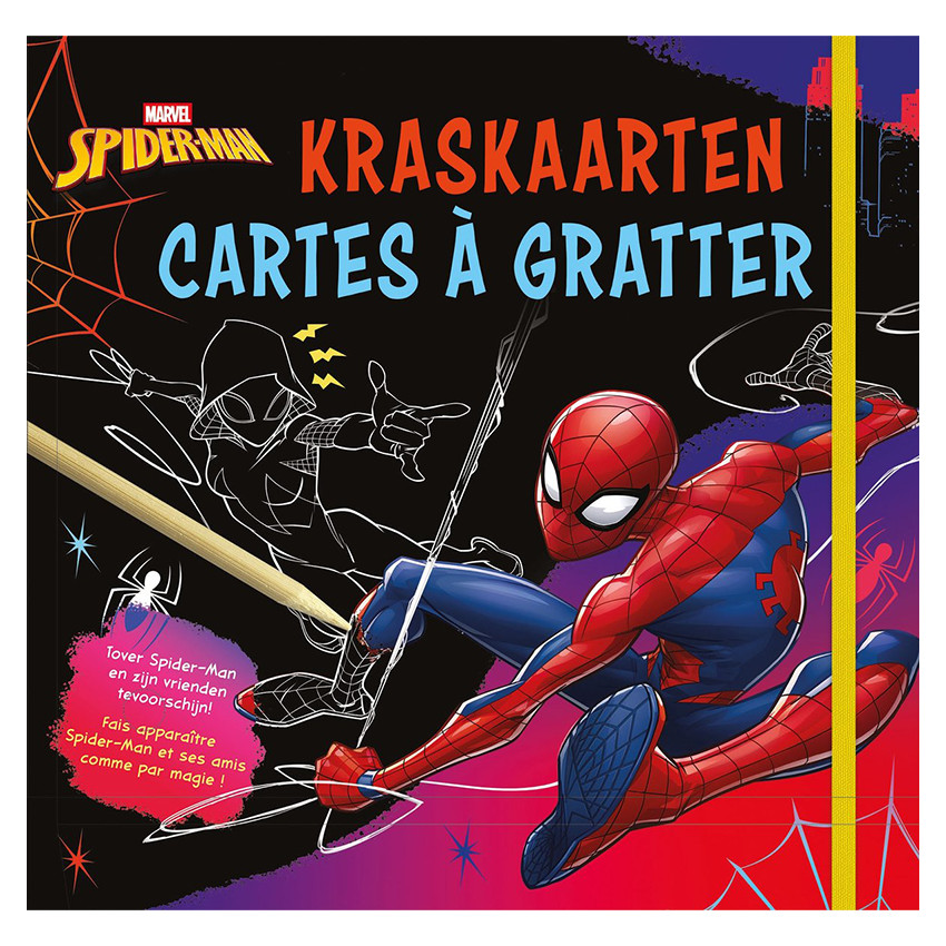 NL/FR – Marvel Spider-man 8 Cartes à gratter +4A / Marvel Spider-man 8 Kraskaarten +4J 