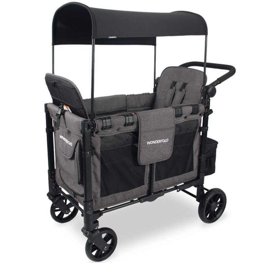 Poussette Chariot W2 Elite Charcoal Gris 