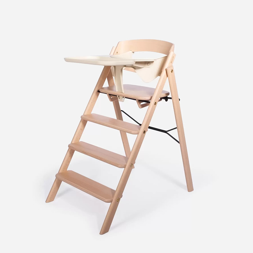 Plateau chaise haute Kaos Klapp pliable Ivoire 