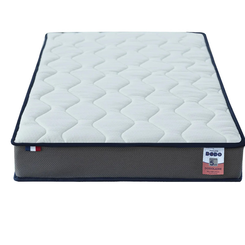 Matras Dodolaine 60x120cm Zomer kant/Winter kant Wit Anthraciet 