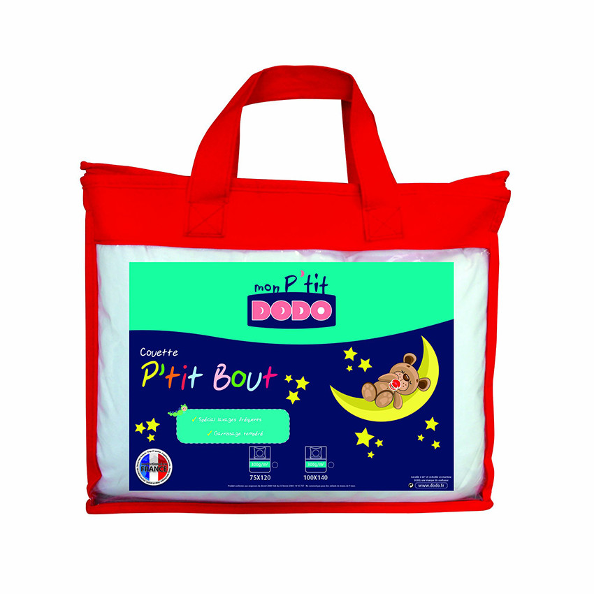 Couette p'tit bout 100x140 cm - Spécial lavages fréquents 