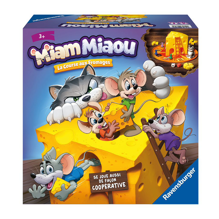 Jeux Stratégie & Réflexion Miam Miau La Course Aux Fromages 