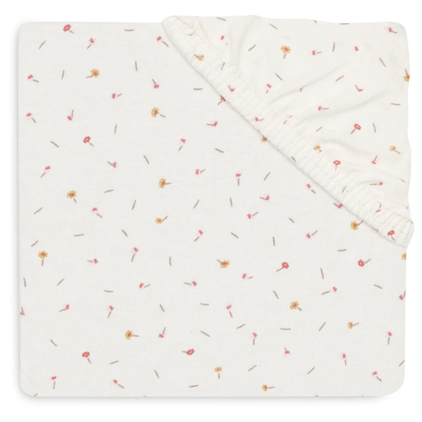 Drap housse lit 70x140 jersey Pretty Picnic Flower Drop 