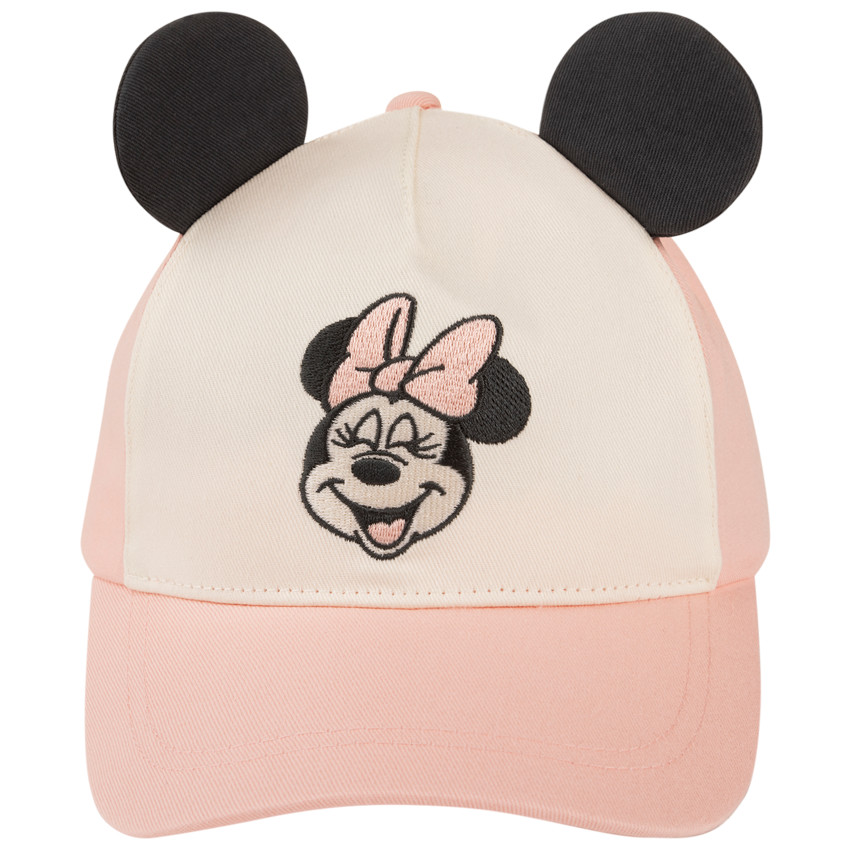 Casquette Minnie Disney aux oreilles 3D et broderie pour fille  