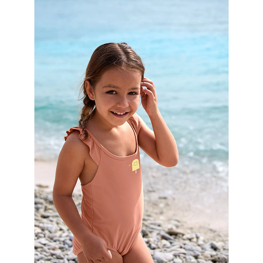 Maillot de bain avec couche T98 (25-36 mois) Checkerboard Pale Pink/Yellow 