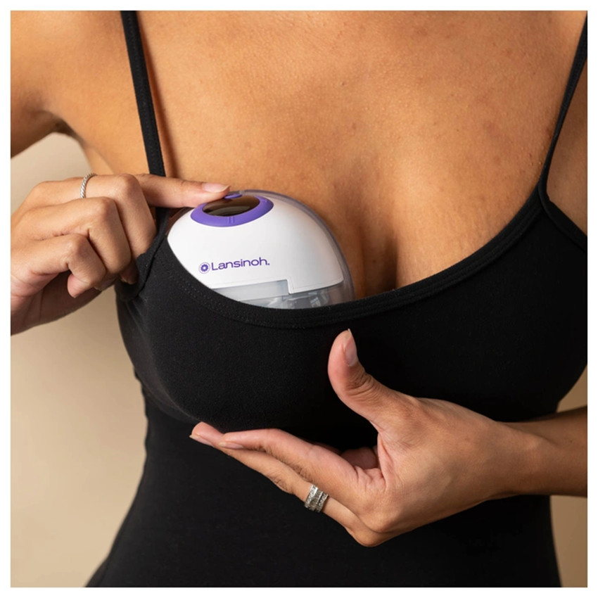 Borstkolf electrisch Handsfree simpel Wit 