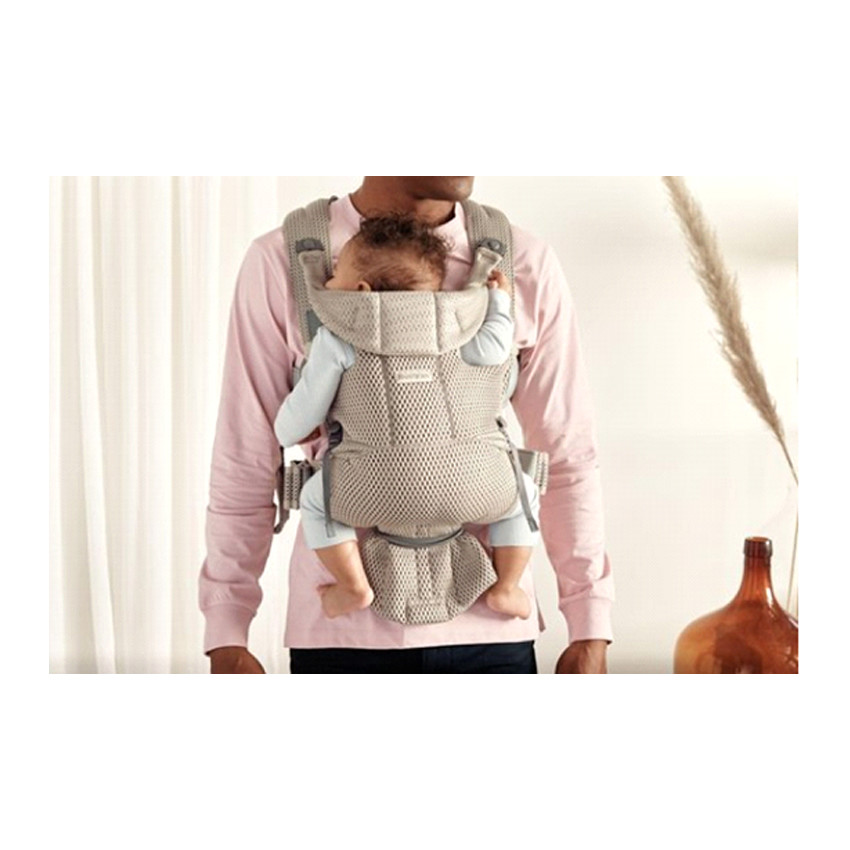 Porte-bébé MOVE 3D Mesh - Gris/Beige 