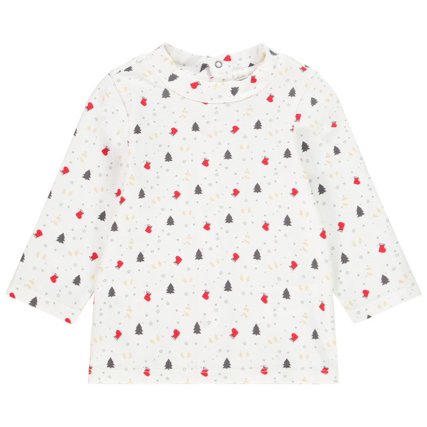 Sous-pull imprimé esprit Noël pour bébé garçon 