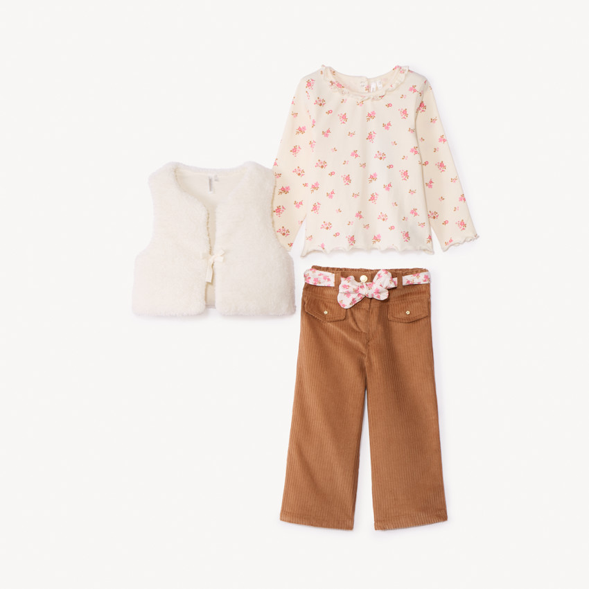 Ensemble long 3 pièces pour fille 