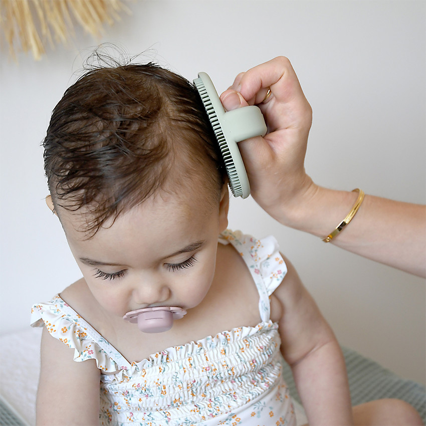 Borstel in silicone Misty Green 