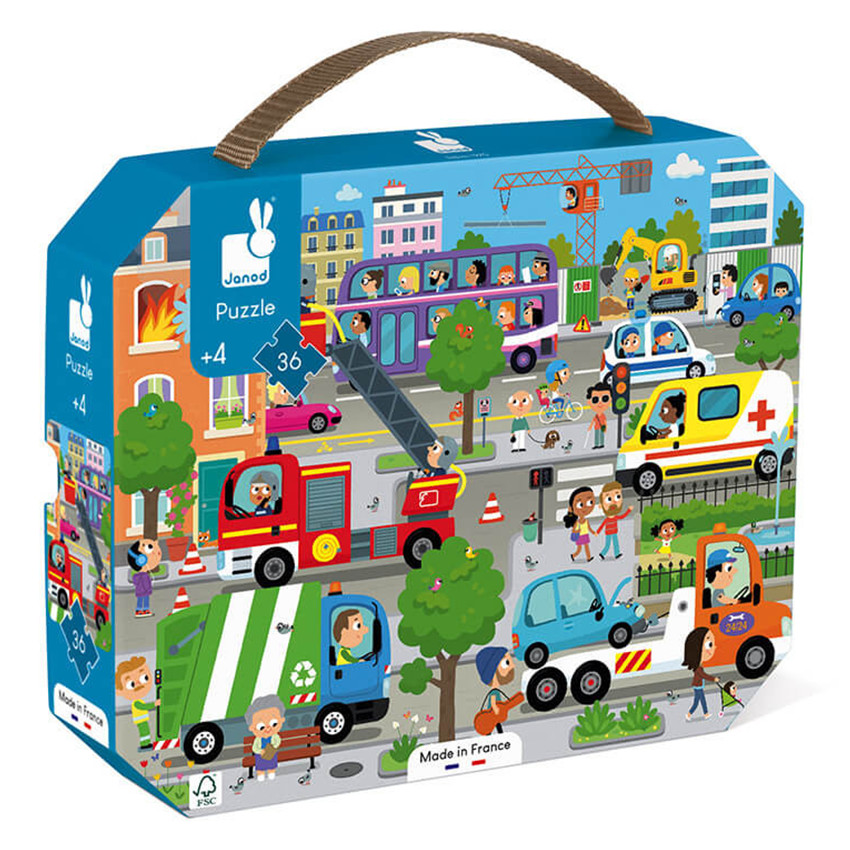 City puzzel 36 stukjes 