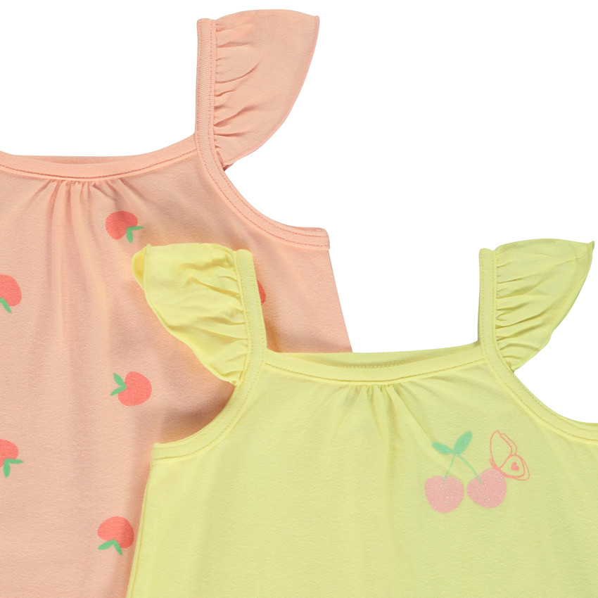 Lot de 4 combishorts fantaisie pour bébé fille 