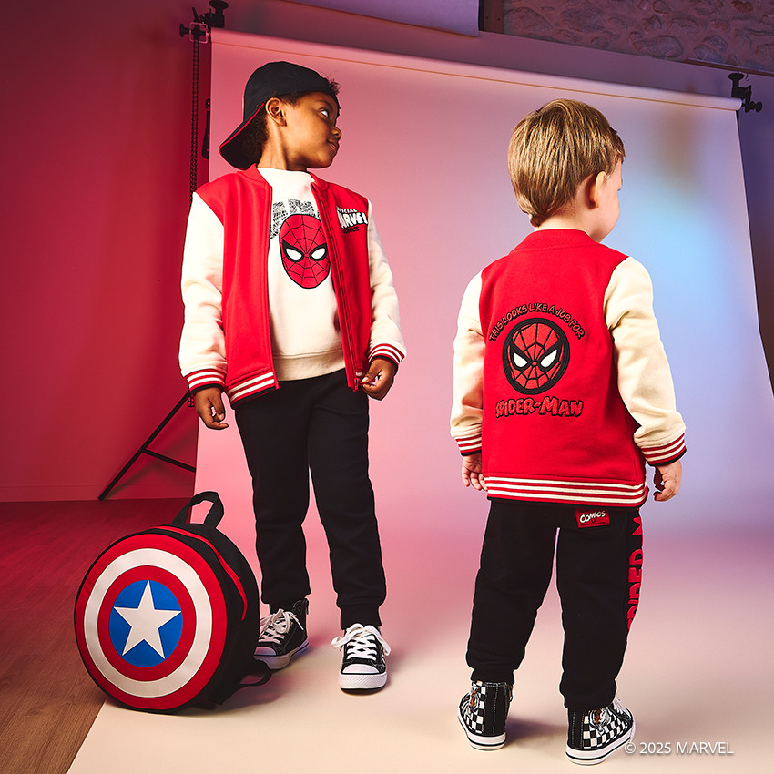 Teddy fleece jas Spider-Man Marvel voor jongen 