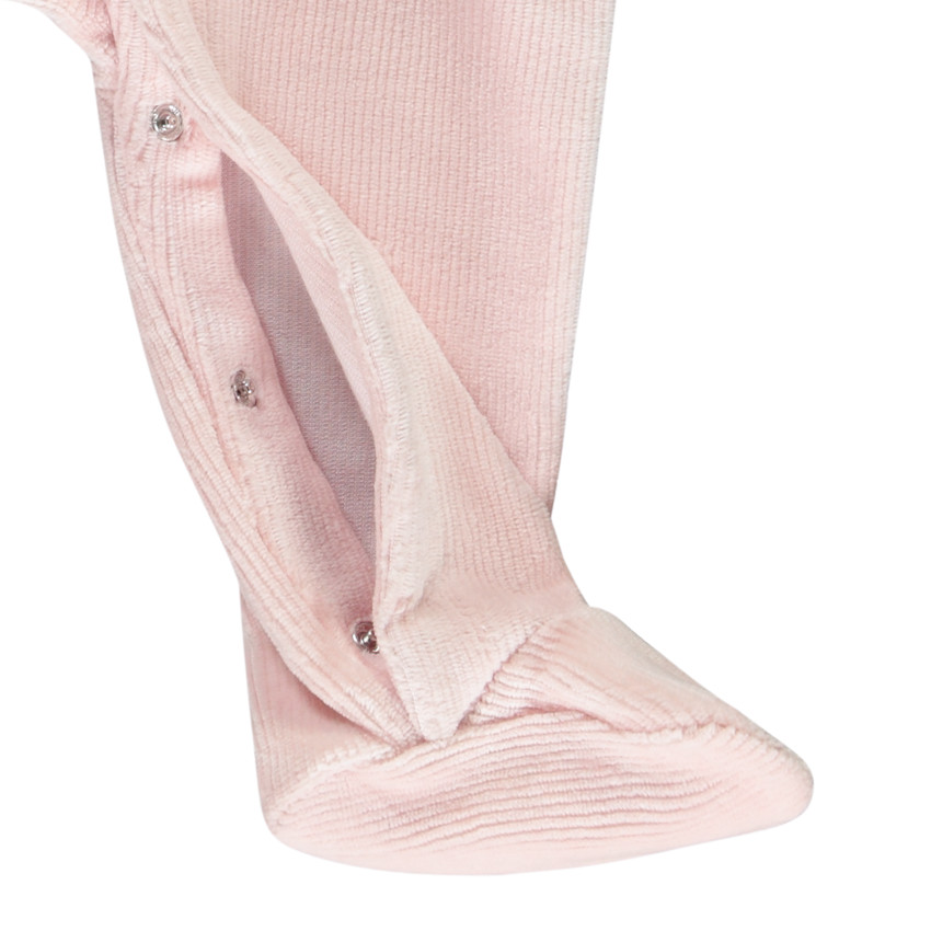 Dors-bien effet 2 en 1 en velours côtelé pour bébé fille 