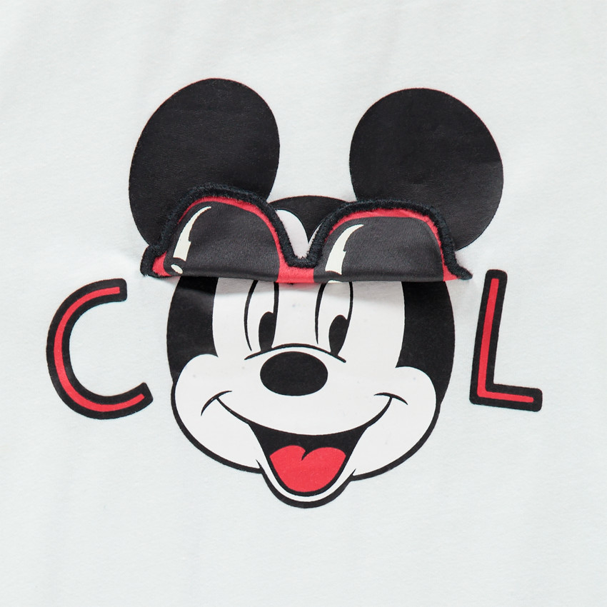 Set van speels T-shirt met Mickey Disney-print 