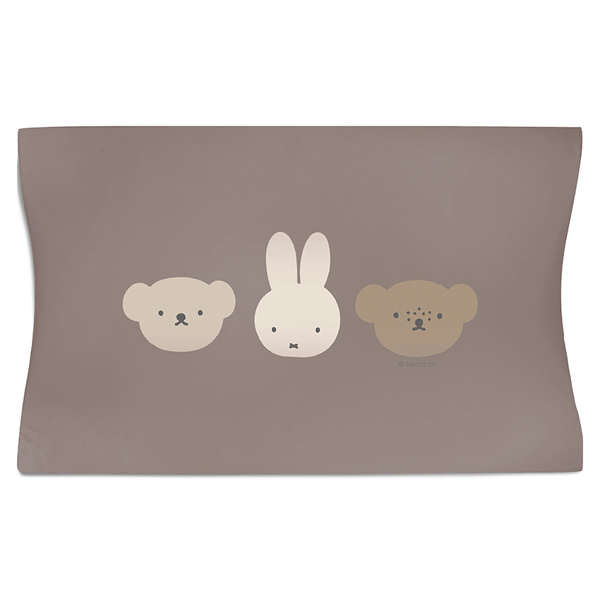Matelas à langer 72x44cm Miffy and Friends Marron 