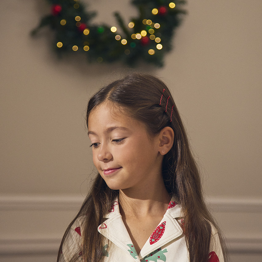 Set pyjama de Noël 2 pièces total look pour fille 