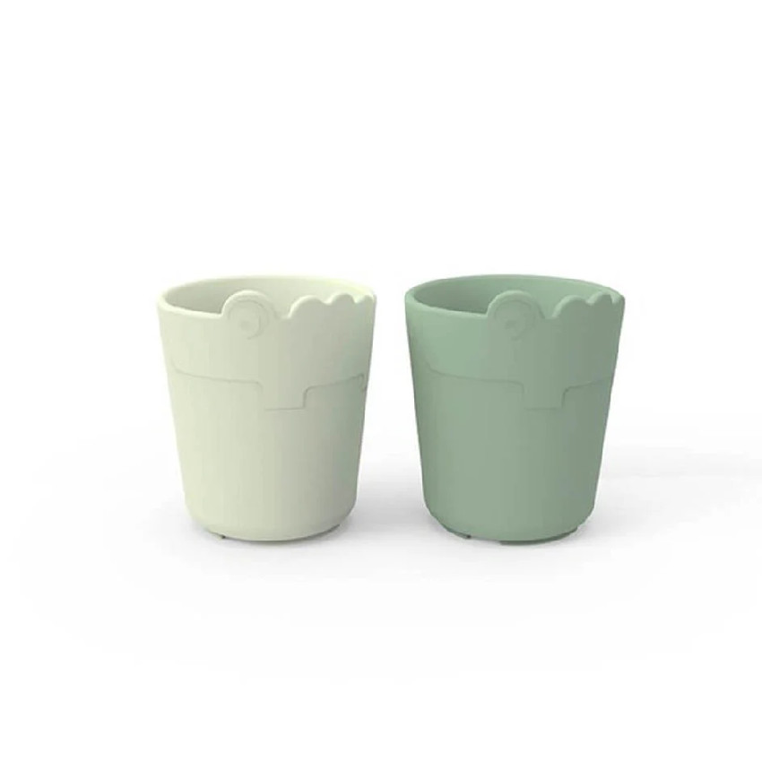 TASSE KIDDISH MINI MUG 2-PACK CROCO GREEN 