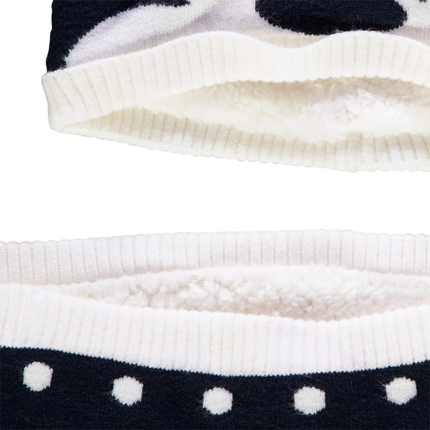 Ensemble bonnet et snood Minnie Disney pour enfant fille 