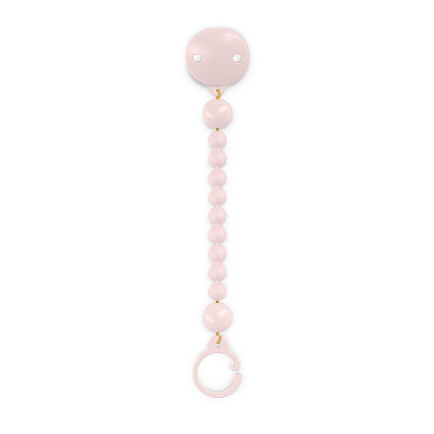 Attache-sucette silicone Colour Essence rose pâle 
