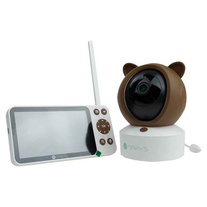 Babyphone vidéo 2-en-1 Ours Brun 