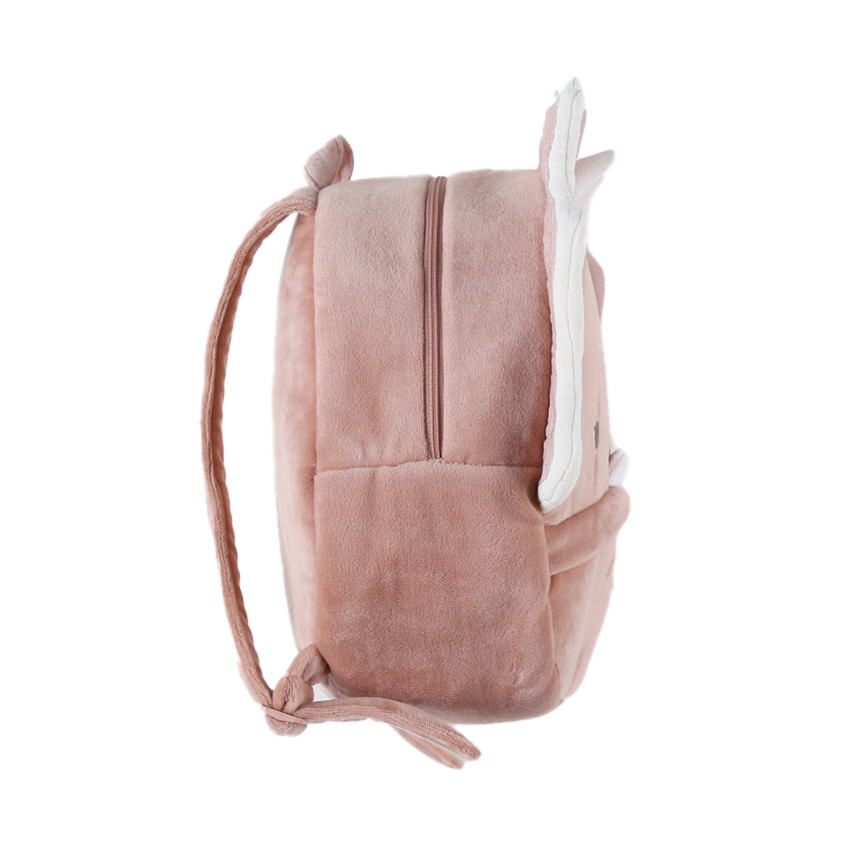 Sac à dos en veloudoux Popsie rose 