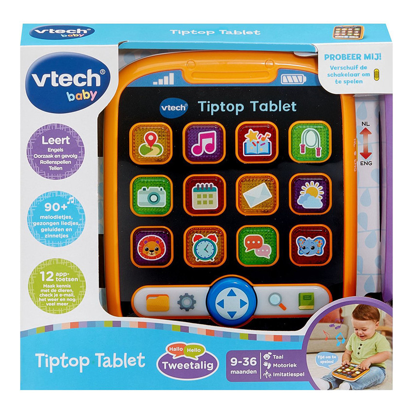Baby tablet tweetalig NL/UK 