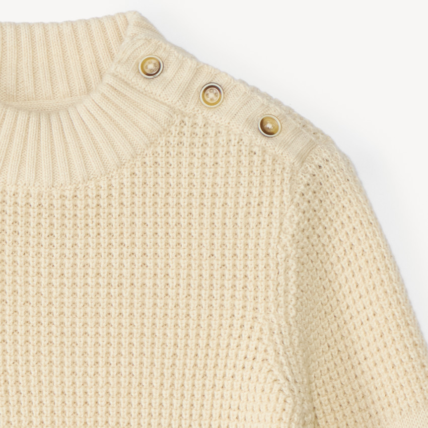 Pull col montant bébé garçon 