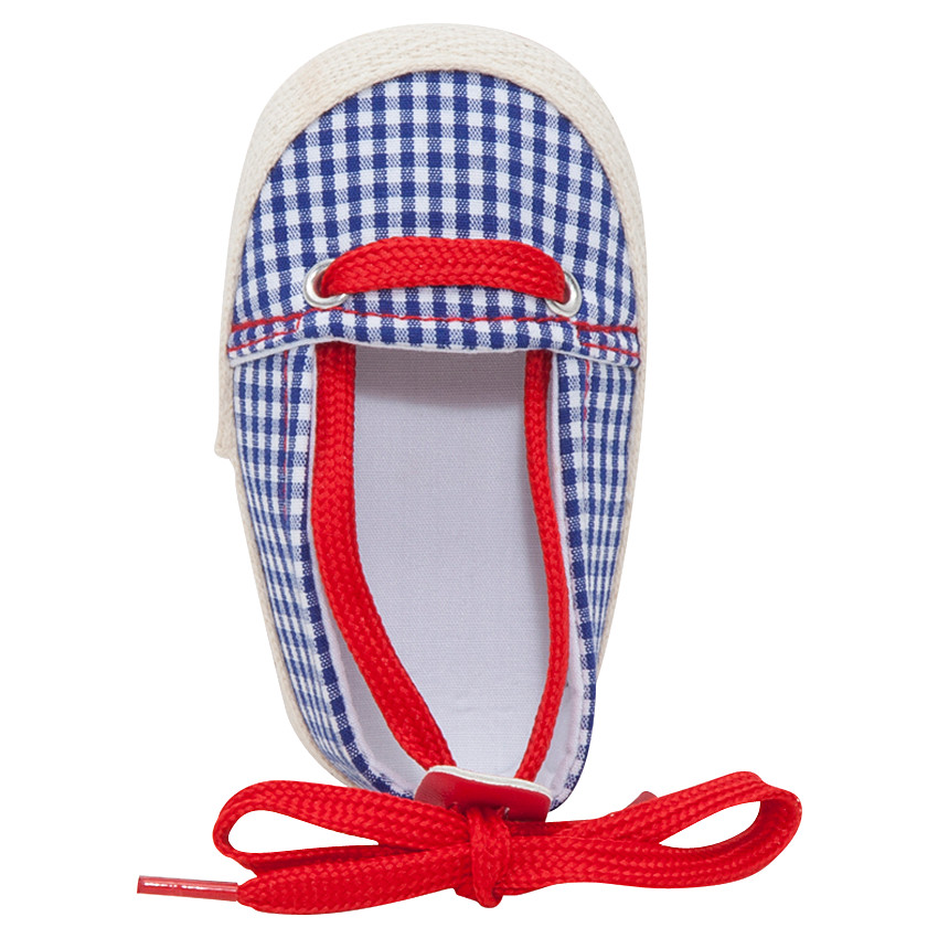 Espadrilles en toile motif vichy 