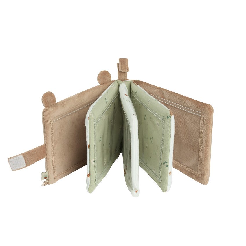 Geboortealbum in fluweel met berenmotief - Roi des Forêts 