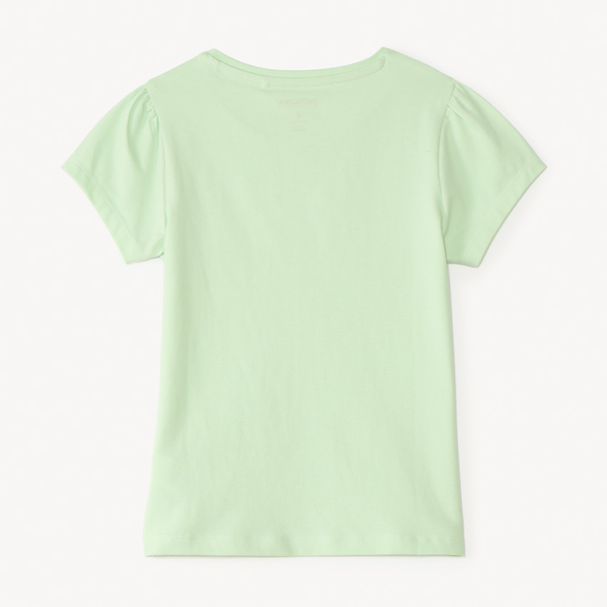 T-shirt met korte mouwen met fantasieontwerp in parels meisjes 