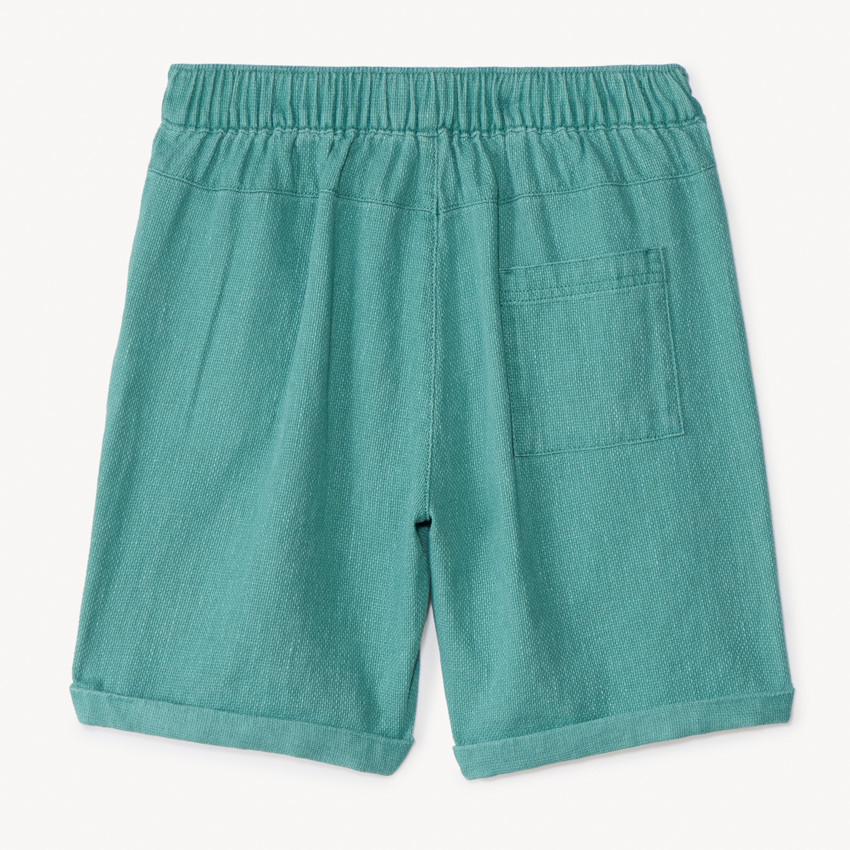 Uni korte broek van canvas jongens 