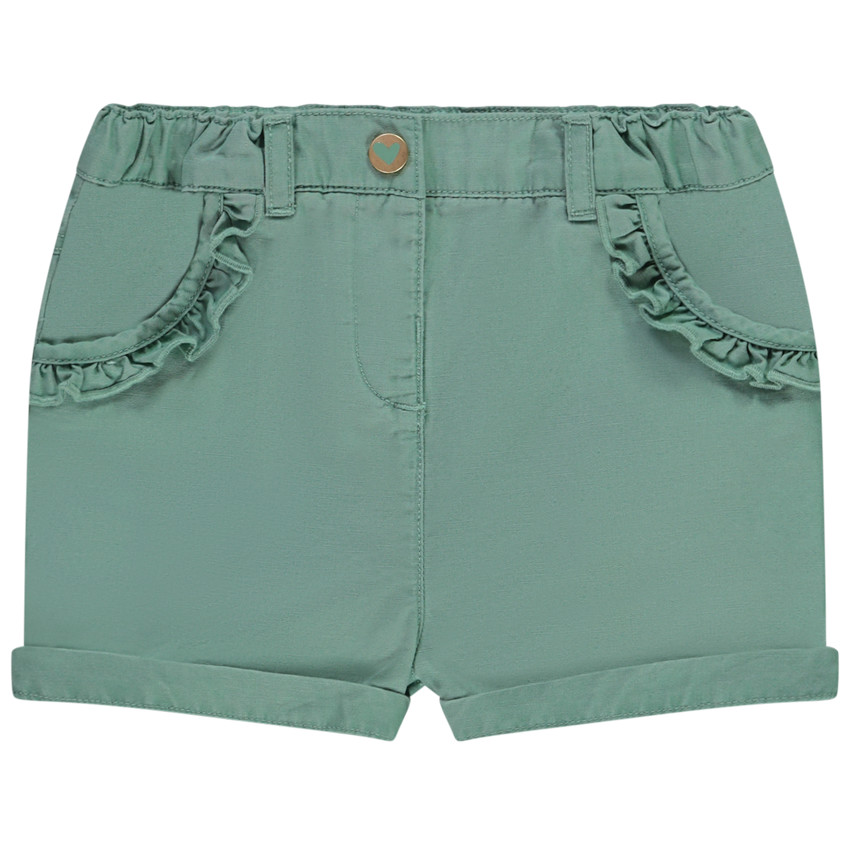 Short met ruches zakken voor baby meisjes 