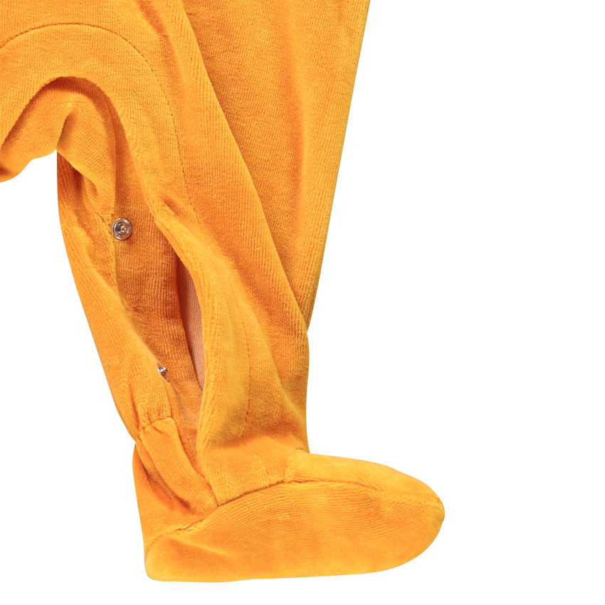 Set van 2 fluwelen onesies met hartjes voor babymeisjes. 